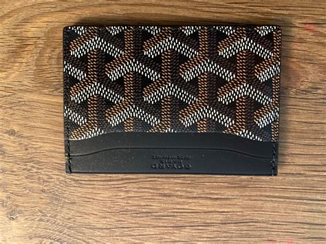 goyard card holder retail price 2023|goyard wallet price list.